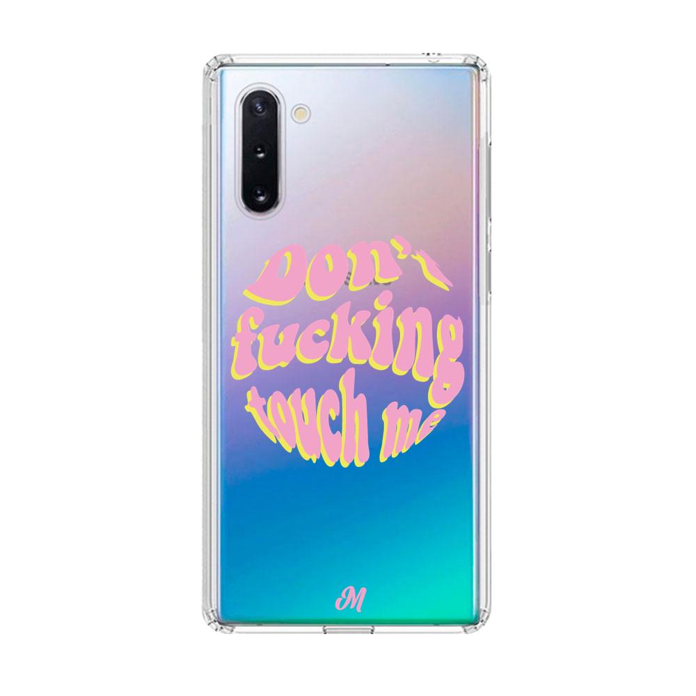 Case para Samsung note 10 Don't fucking touch me rosa - Mandala Cases