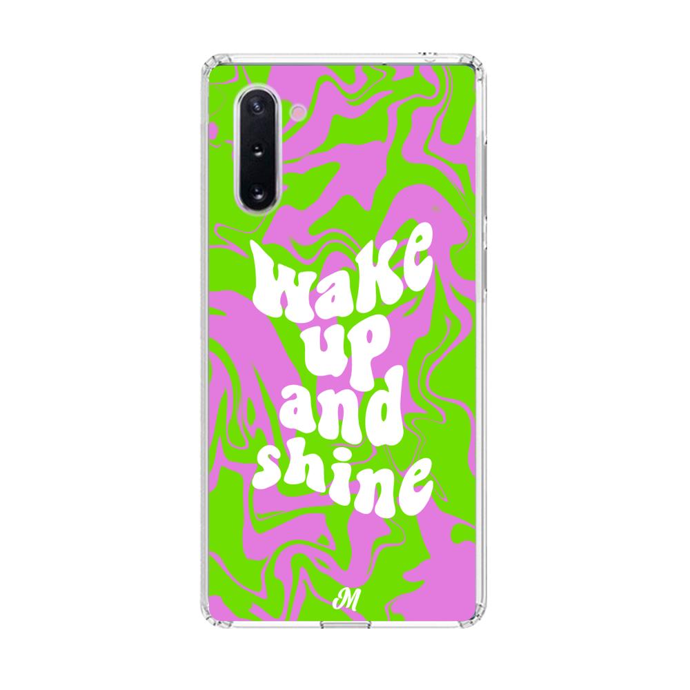 Case para Samsung note 10 wake up and shine - Mandala Cases