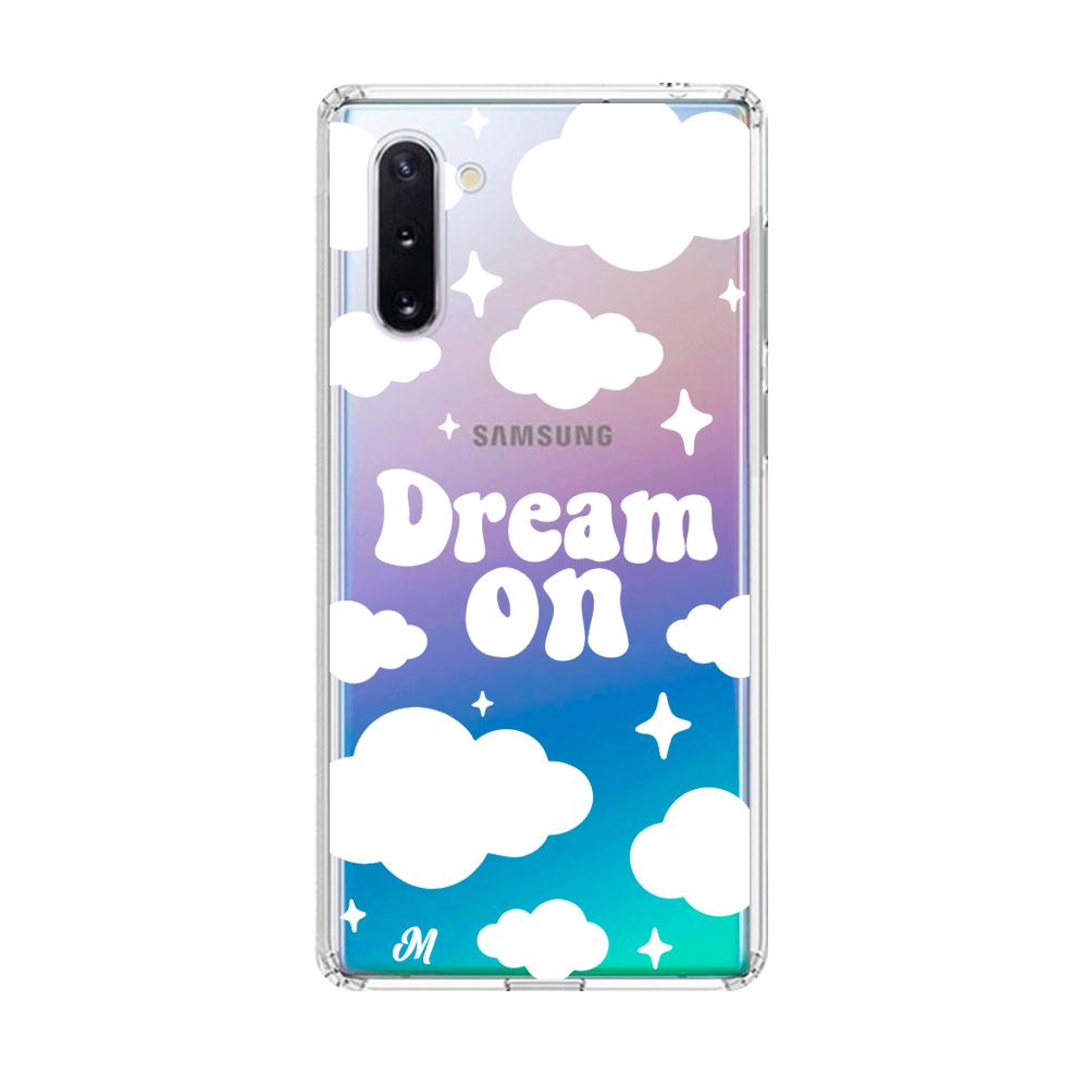 Case para Samsung note 10 Dream on blanco - Mandala Cases