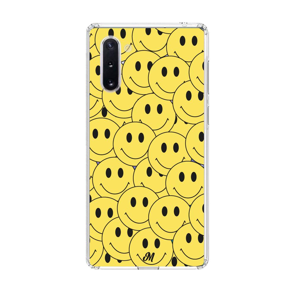 Case para Samsung note 10 Yellow happy faces - Mandala Cases