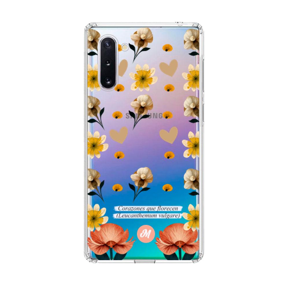 Cases para Samsung note 10 Corazones que florecen - Mandala Cases