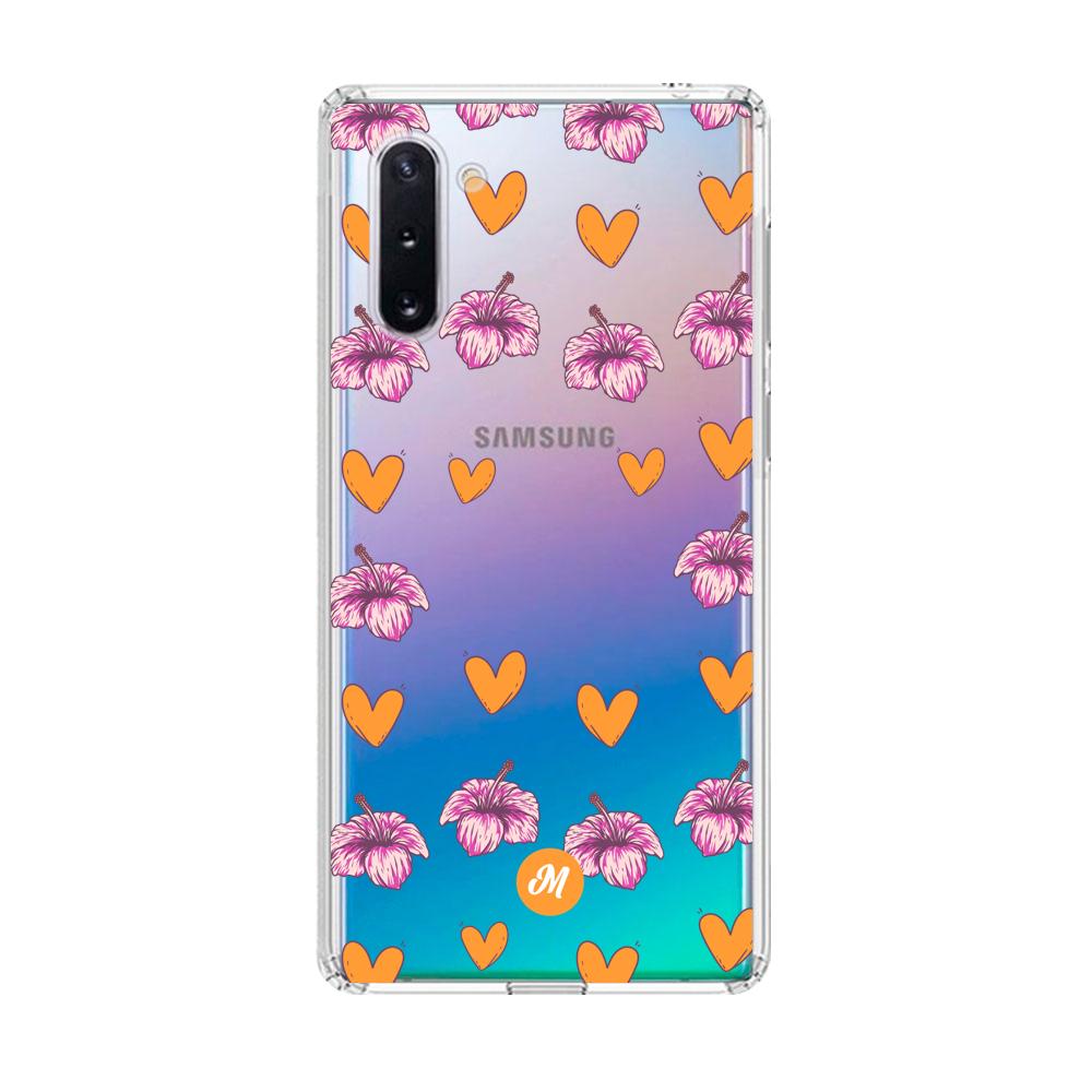 Cases para Samsung note 10 Amor naranja - Mandala Cases