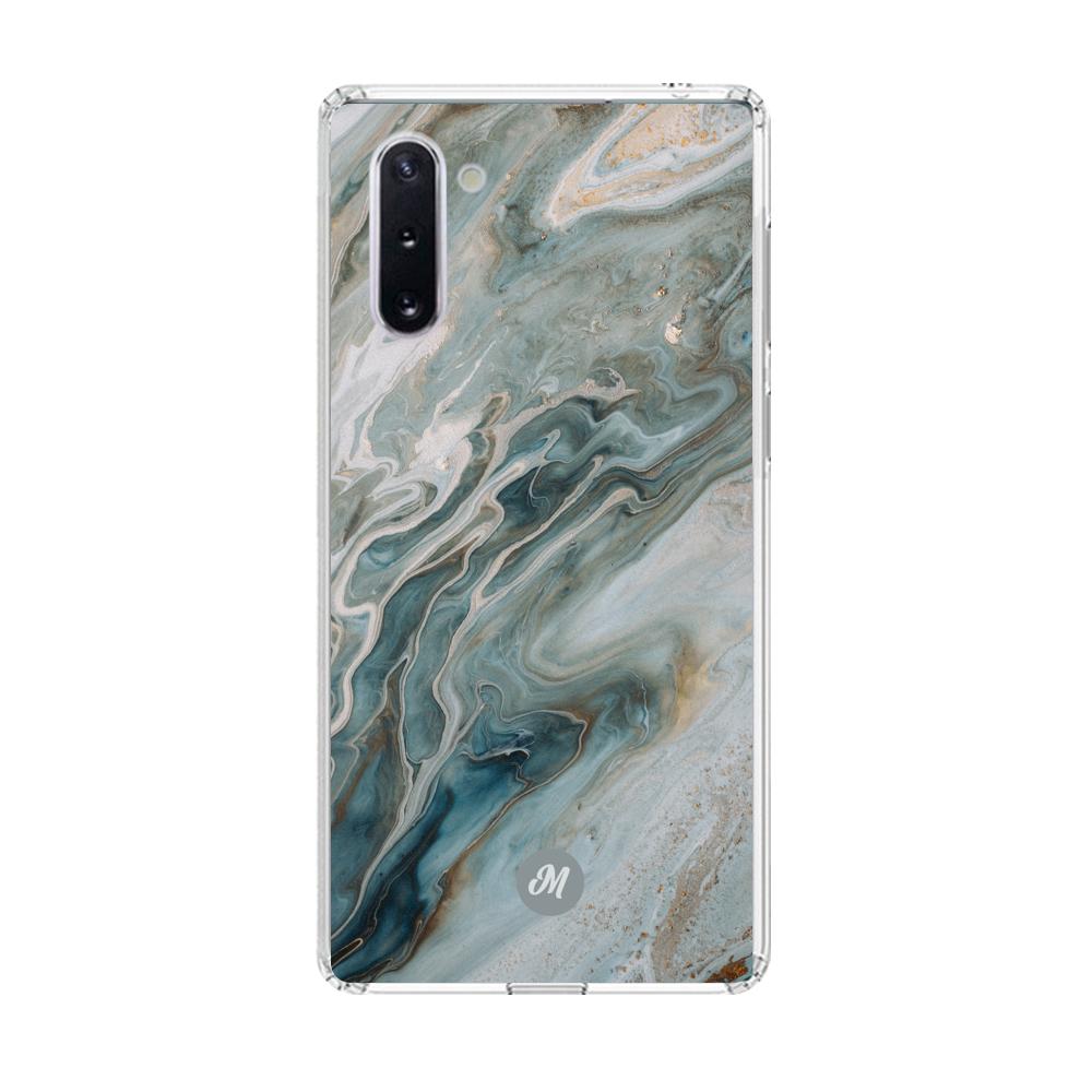 Cases para Samsung note 10 liquid marble gray - Mandala Cases