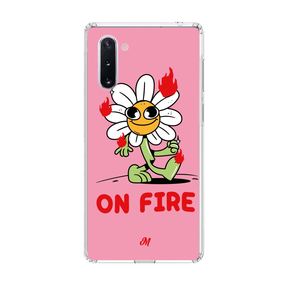 Cases para Samsung note 10 ON FIRE - Mandala Cases