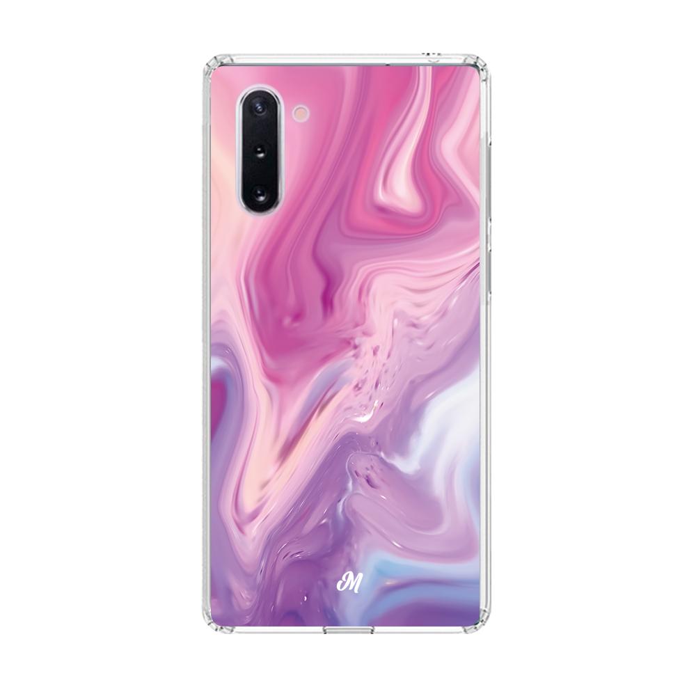 Cases para Samsung note 10 Marmol liquido pink - Mandala Cases