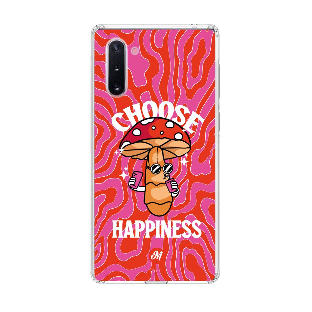 Cases para Samsung note 10 Choose happiness - Mandala Cases