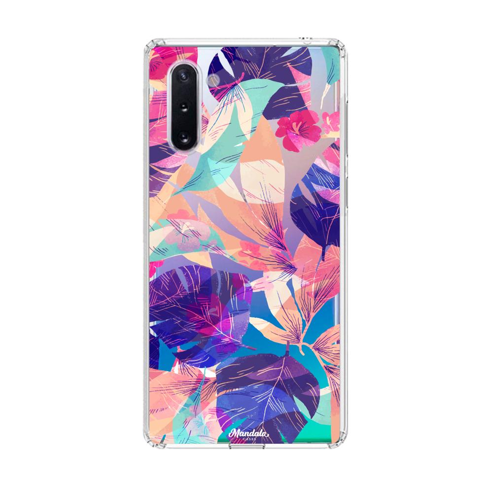 Case para Samsung note 10 de Hojas Coloridas - Mandala Cases