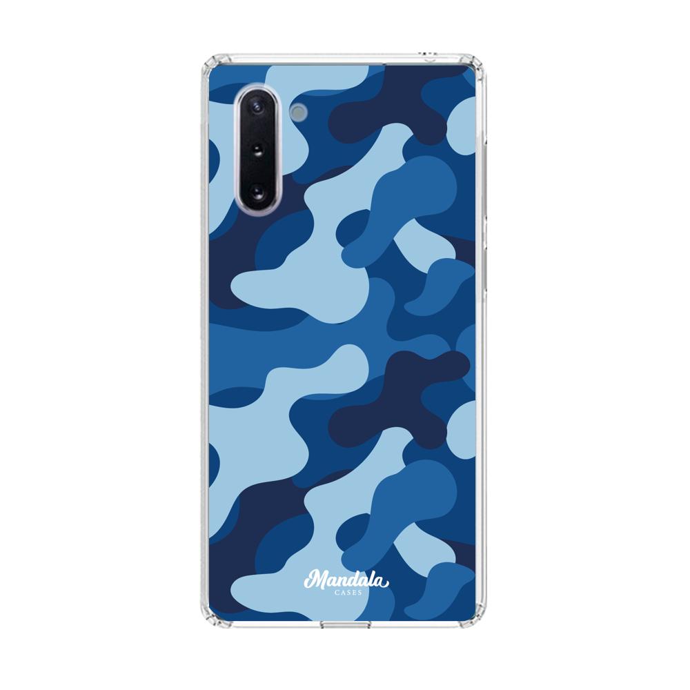 Estuches para Samsung note 10 - Blue Militare Case  - Mandala Cases
