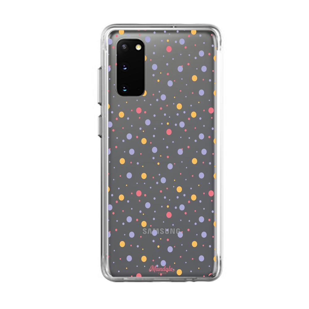 Case para Samsung S20 Plus puntos de coloridos-  - Mandala Cases