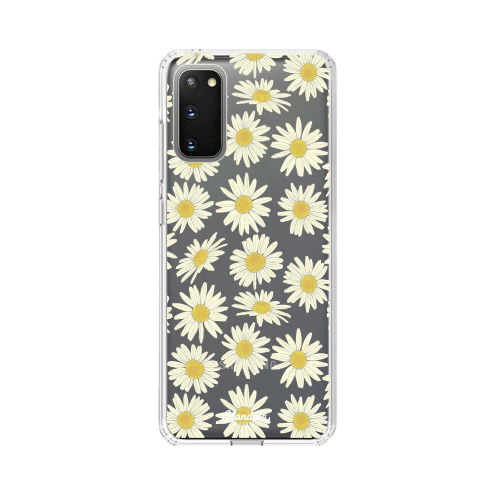 Case para Samsung S20 Plus Funda Pequeñas Margaritas - Mandala Cases