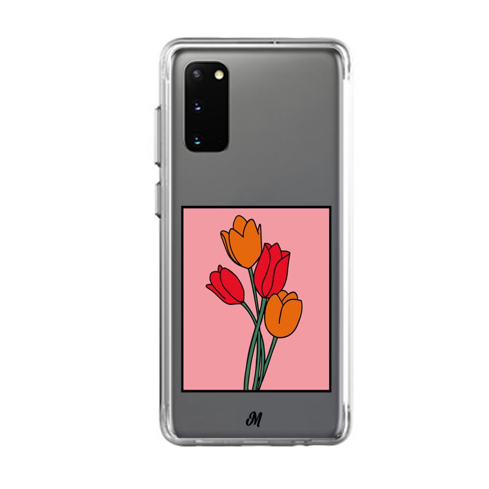 Case para Samsung S20 Plus Tulipanes de amor - Mandala Cases