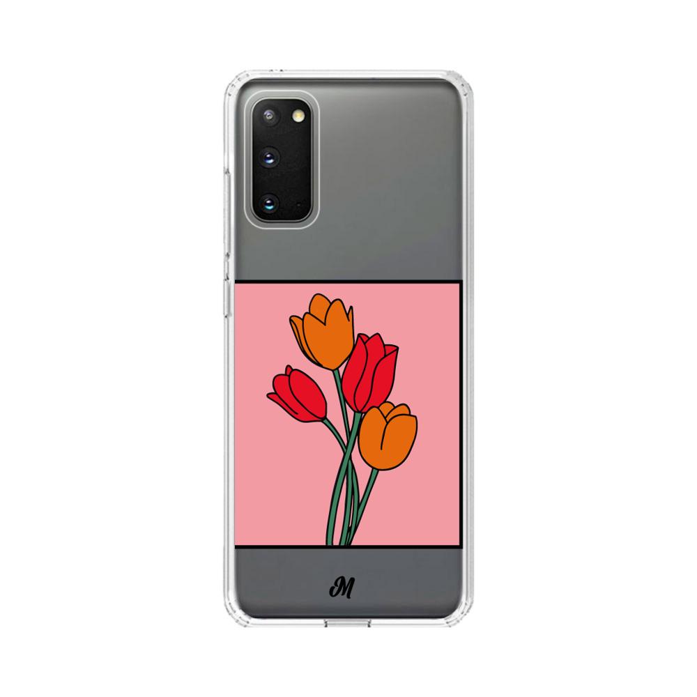 Case para Samsung S20 Plus Tulipanes de amor - Mandala Cases