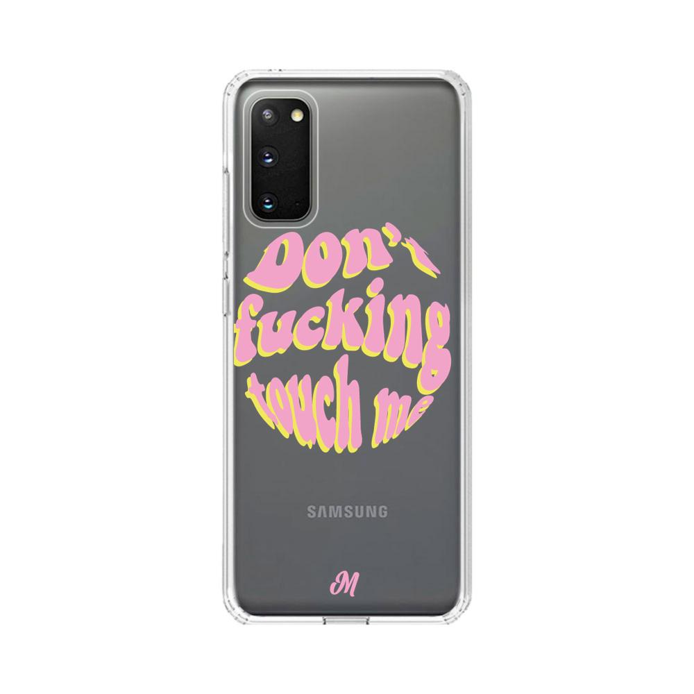 Case para Samsung S20 Plus Don't fucking touch me rosa - Mandala Cases