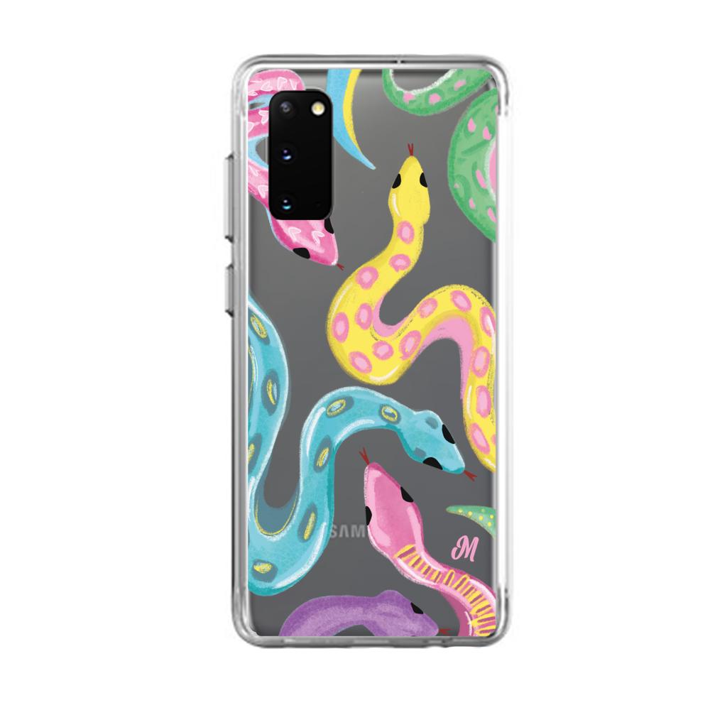 Case para Samsung S20 Plus Serpientes coloridas - Mandala Cases
