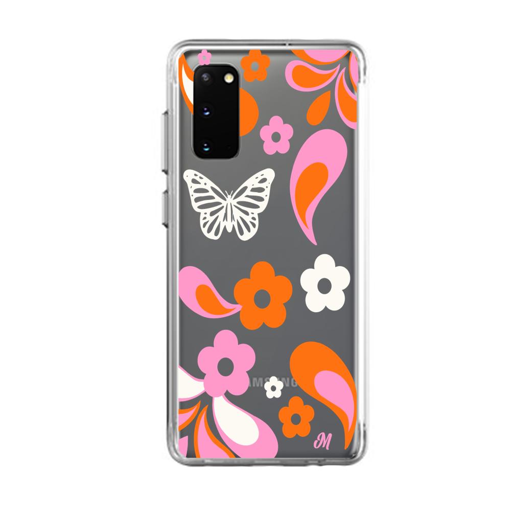 Case para Samsung S20 Plus Flores rojas aesthetic - Mandala Cases