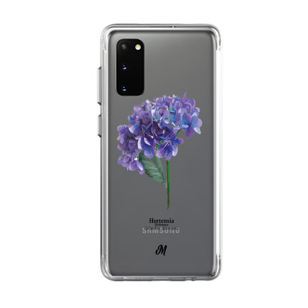 Case para Samsung S20 Plus Hortensia lila - Mandala Cases