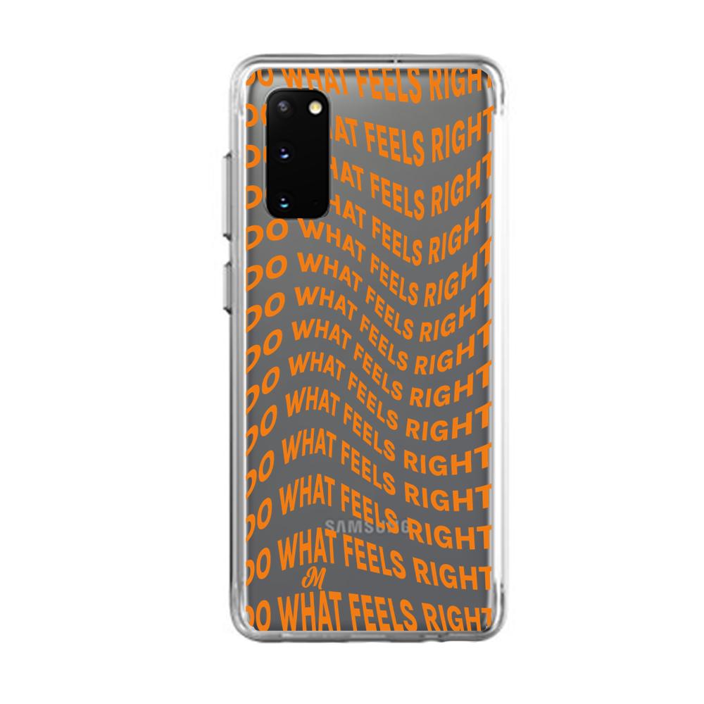Case para Samsung S20 Plus Do What Feels Right - Mandala Cases