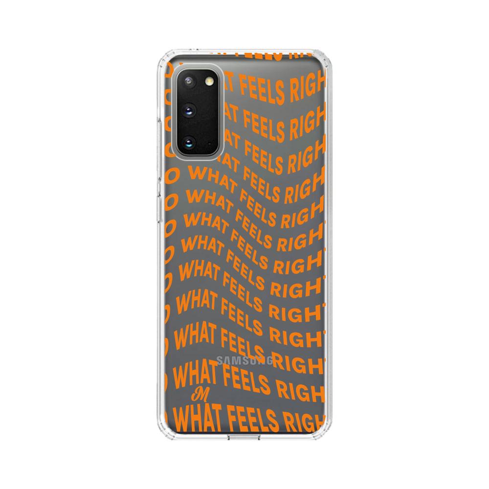 Case para Samsung S20 Plus Do What Feels Right - Mandala Cases