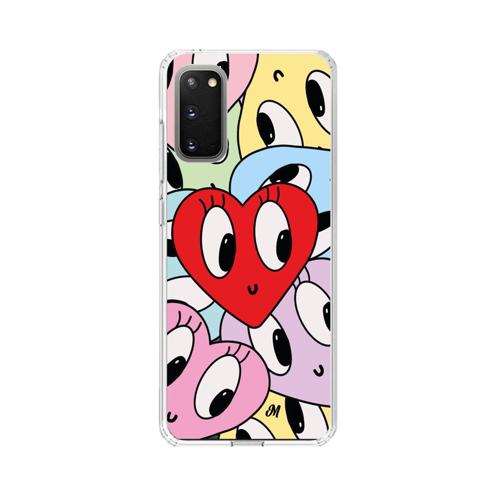 Case para Samsung S20 Plus Corazones felices - Mandala Cases