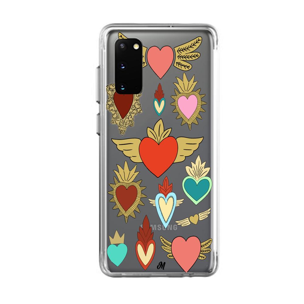 Case para Samsung S20 Plus corazon angel - Mandala Cases