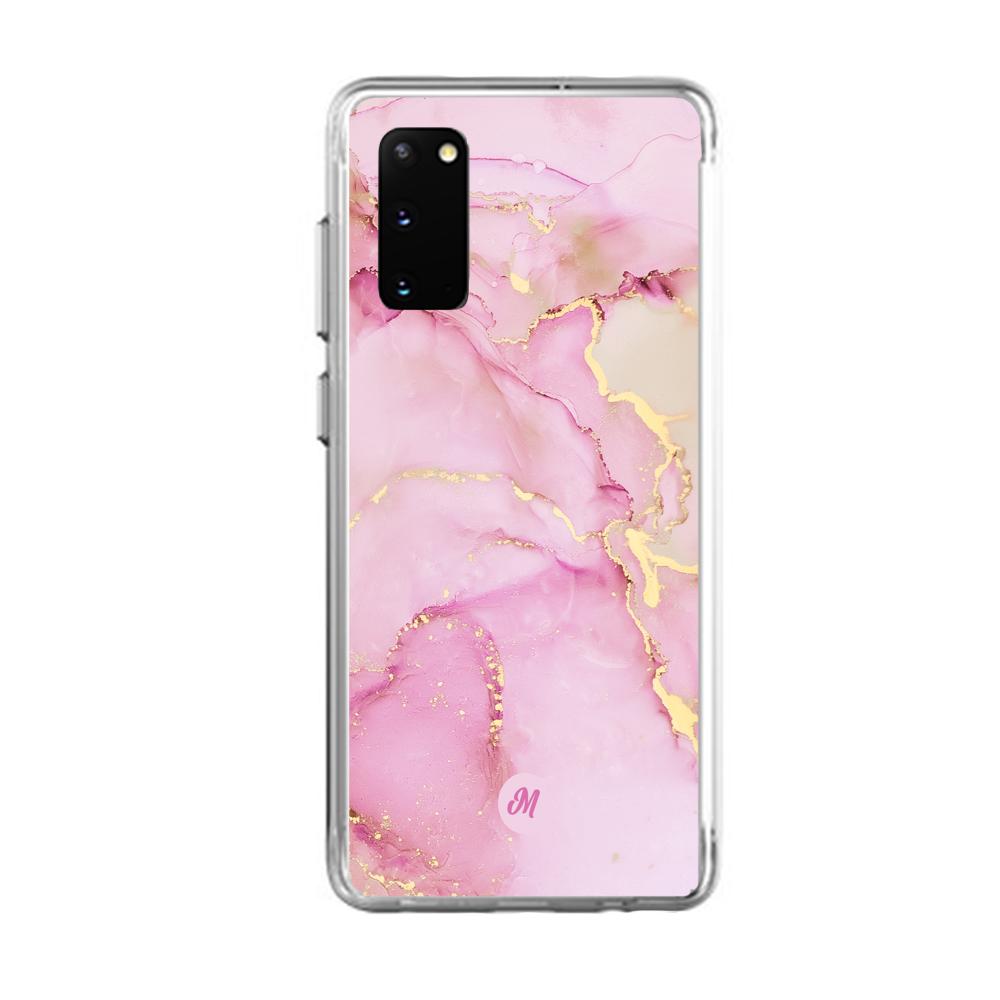 Cases para Samsung S20 Plus Pink marble - Mandala Cases