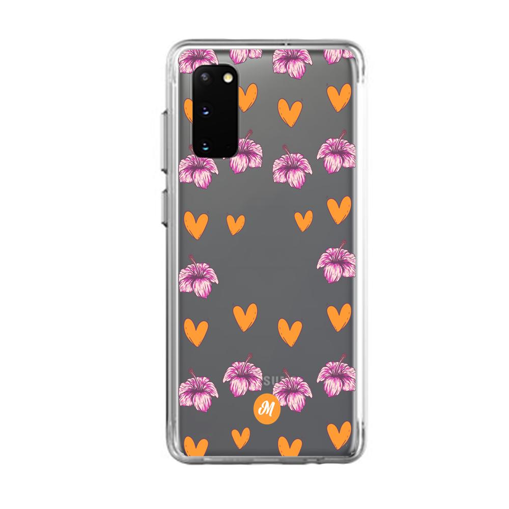 Cases para Samsung S20 Plus Amor naranja - Mandala Cases