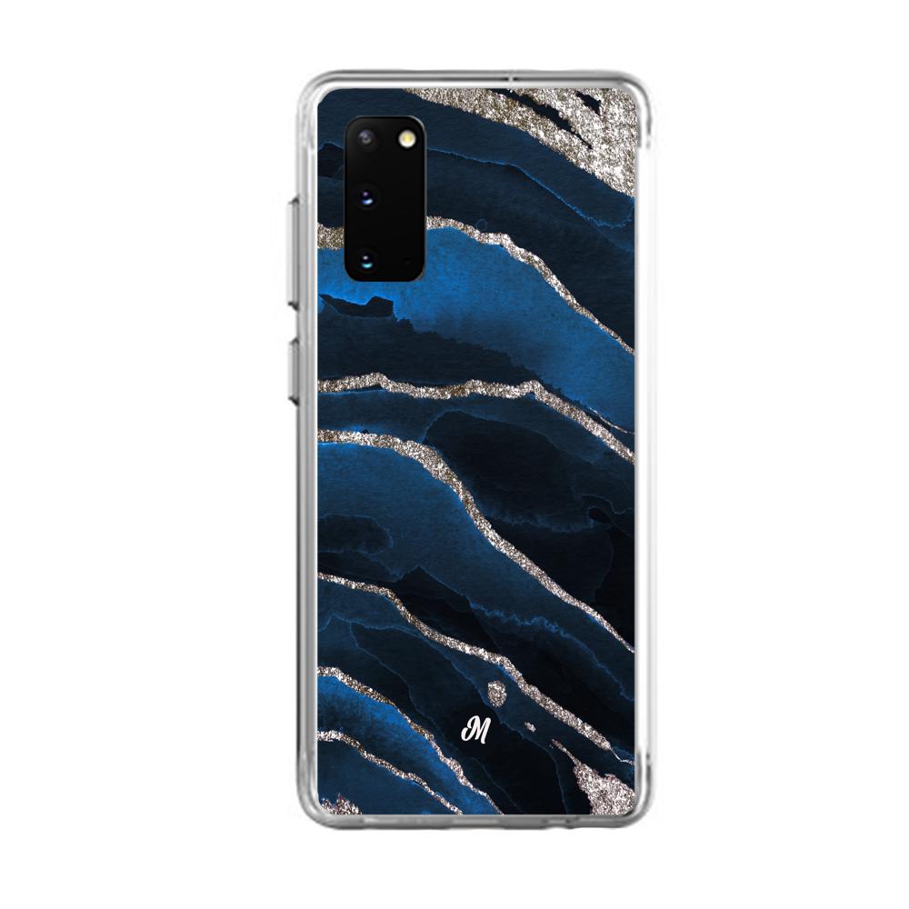 Cases para Samsung S20 Plus Marble Blue - Mandala Cases