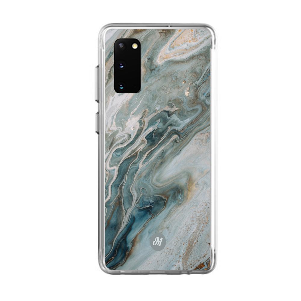 Cases para Samsung S20 Plus liquid marble gray - Mandala Cases