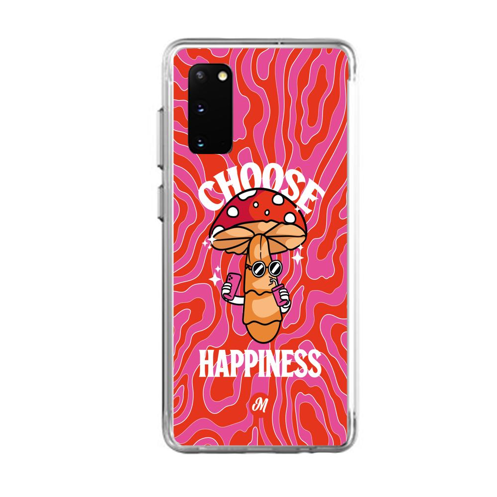 Cases para Samsung S20 Plus Choose happiness - Mandala Cases