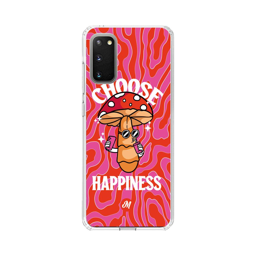 Cases para Samsung S20 Choose happiness - Mandala Cases