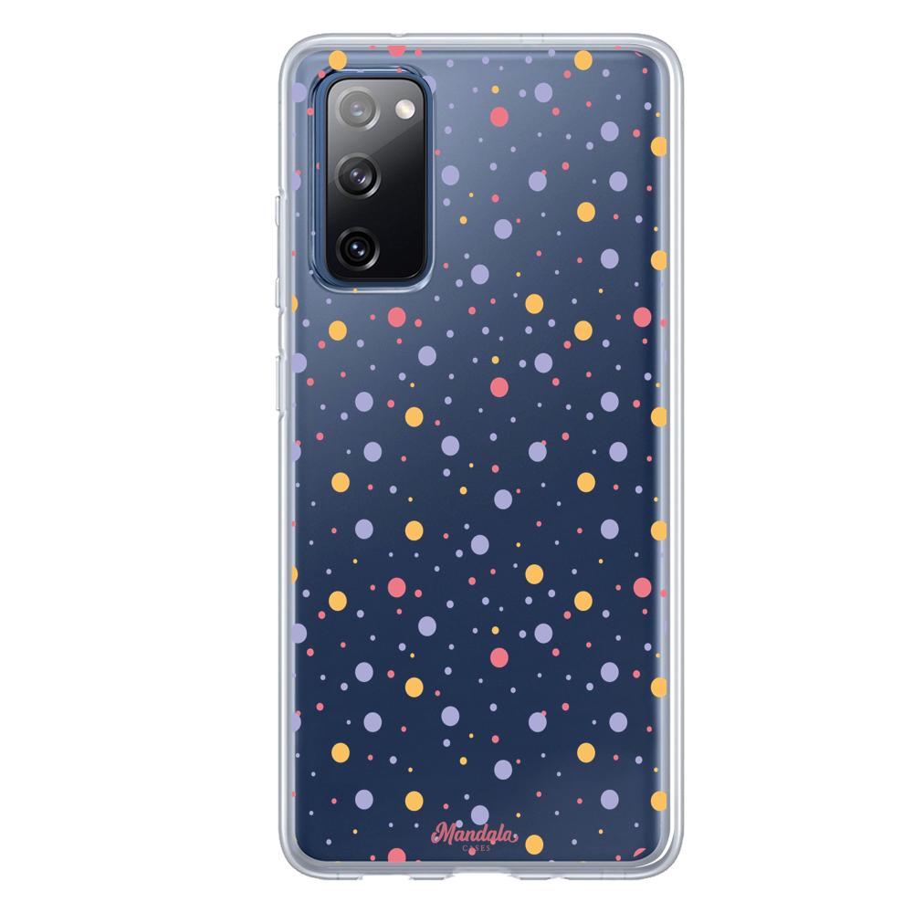 Case para Samsung S20 FE puntos de coloridos-  - Mandala Cases