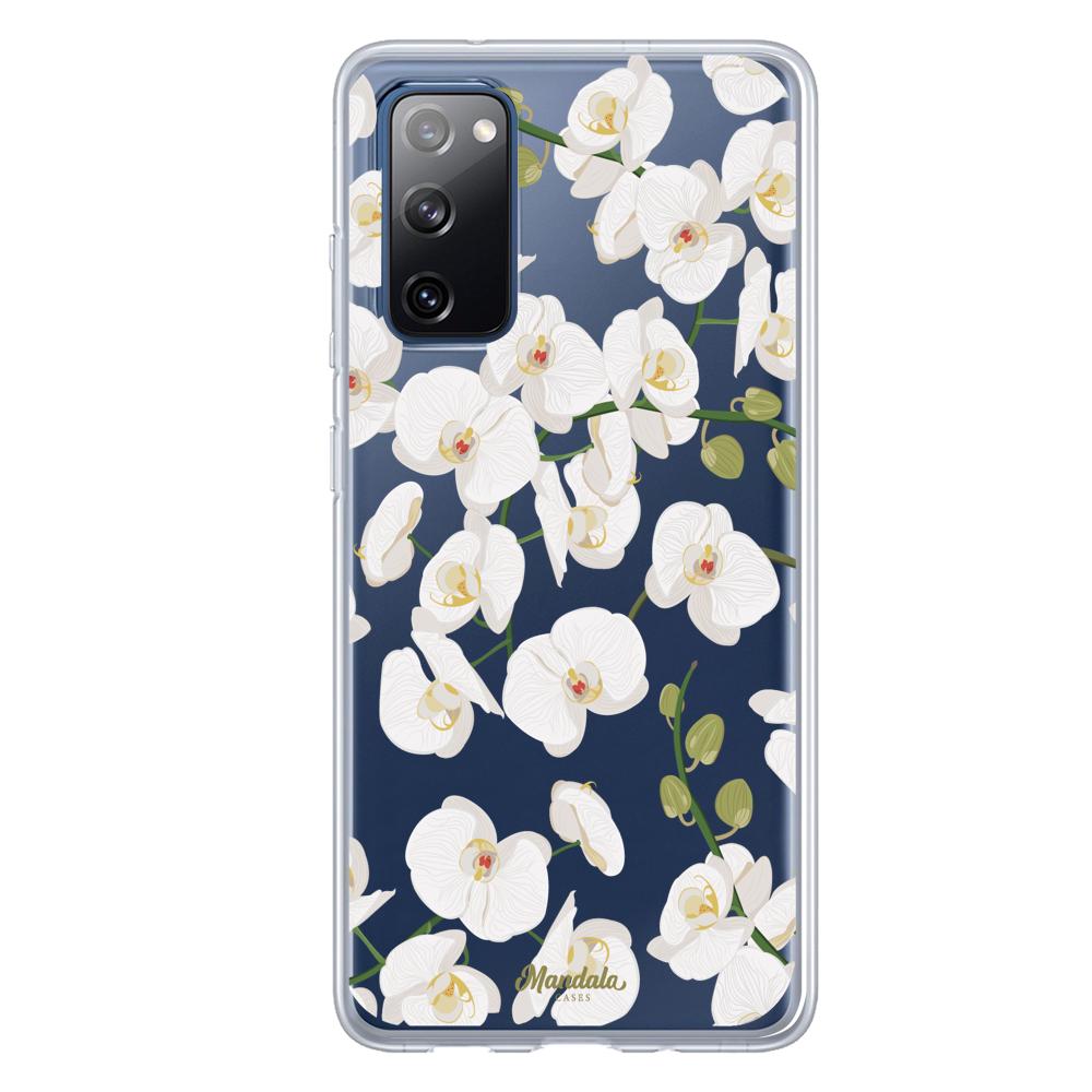Case para Samsung S20 FE Funda Orquídeas  - Mandala Cases