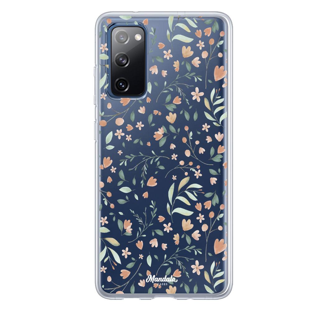 Case para Samsung S20 FE Funda Flores Delicadas  - Mandala Cases