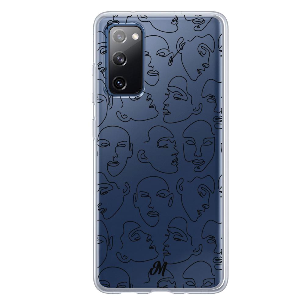 Case para Samsung S20 FE Funda Caras en Líneas  - Mandala Cases