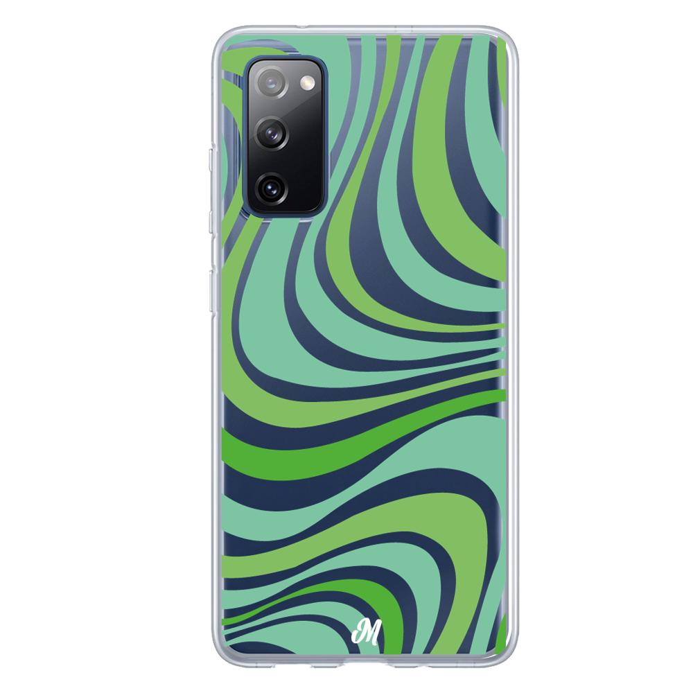 Case para Samsung S20 FE Groovy verde - Mandala Cases