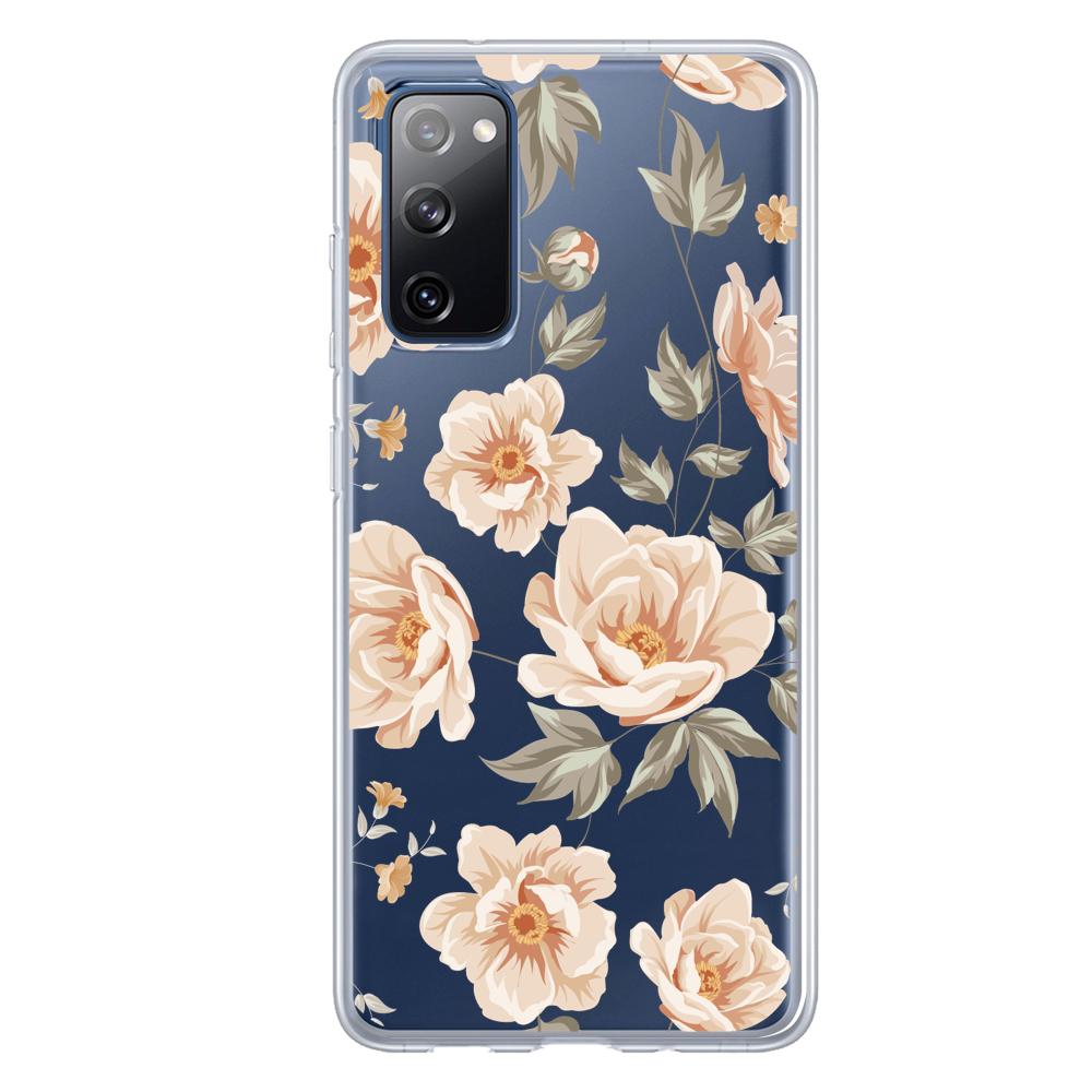 Case para Samsung S20 FE de Flores Beige - Mandala Cases