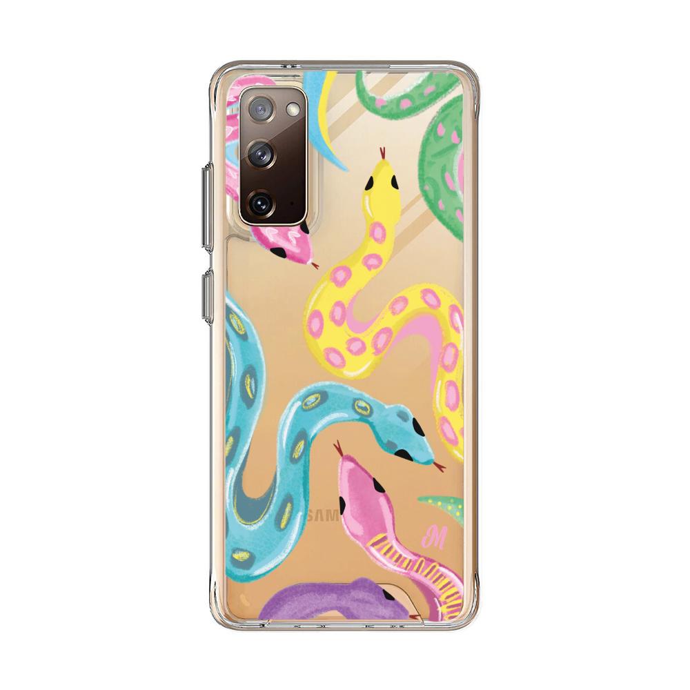 Case para Samsung S20 FE Serpientes coloridas - Mandala Cases