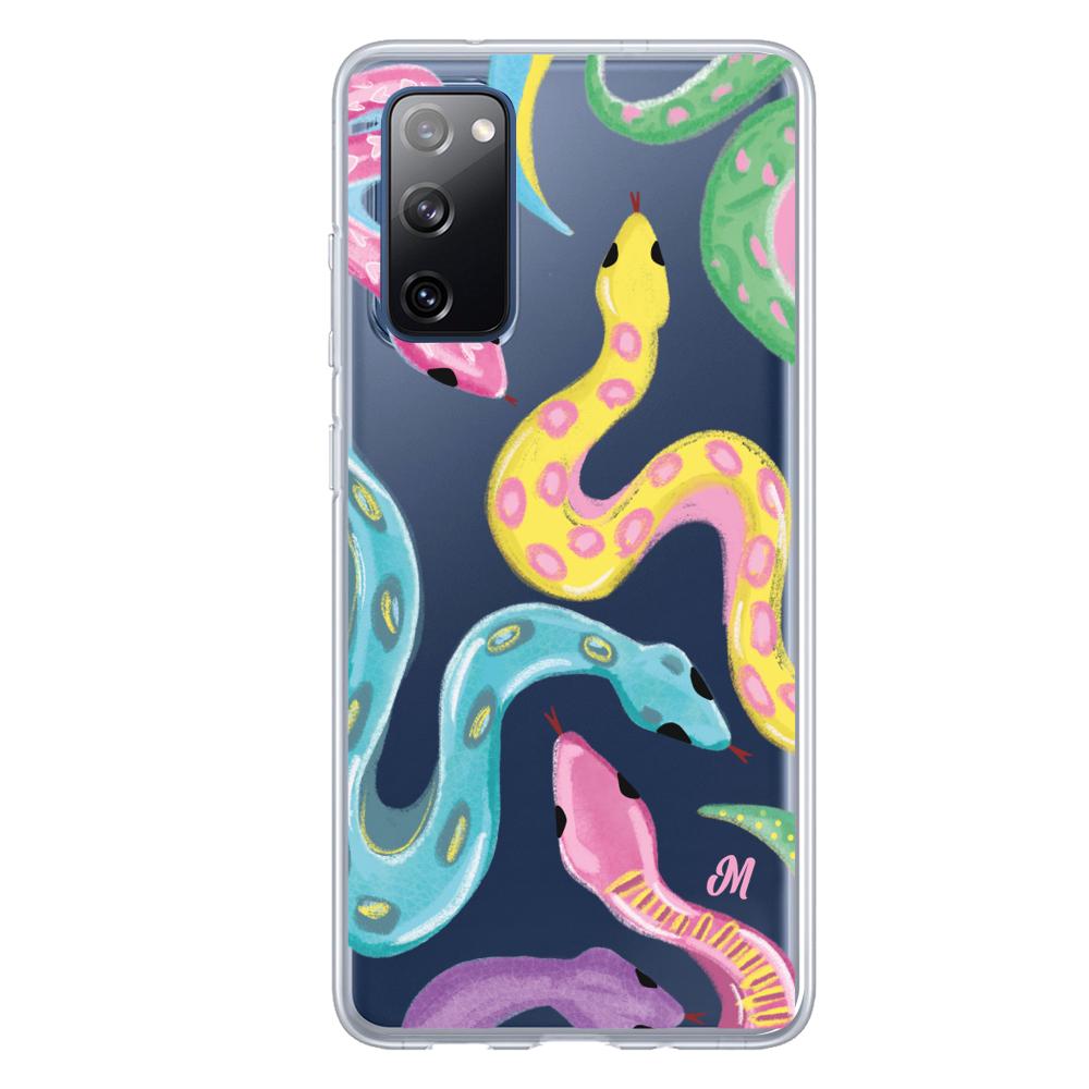 Case para Samsung S20 FE Serpientes coloridas - Mandala Cases