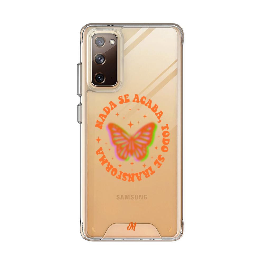 Case para Samsung S20 FE nada se acaba todo se transforma - Mandala Cases