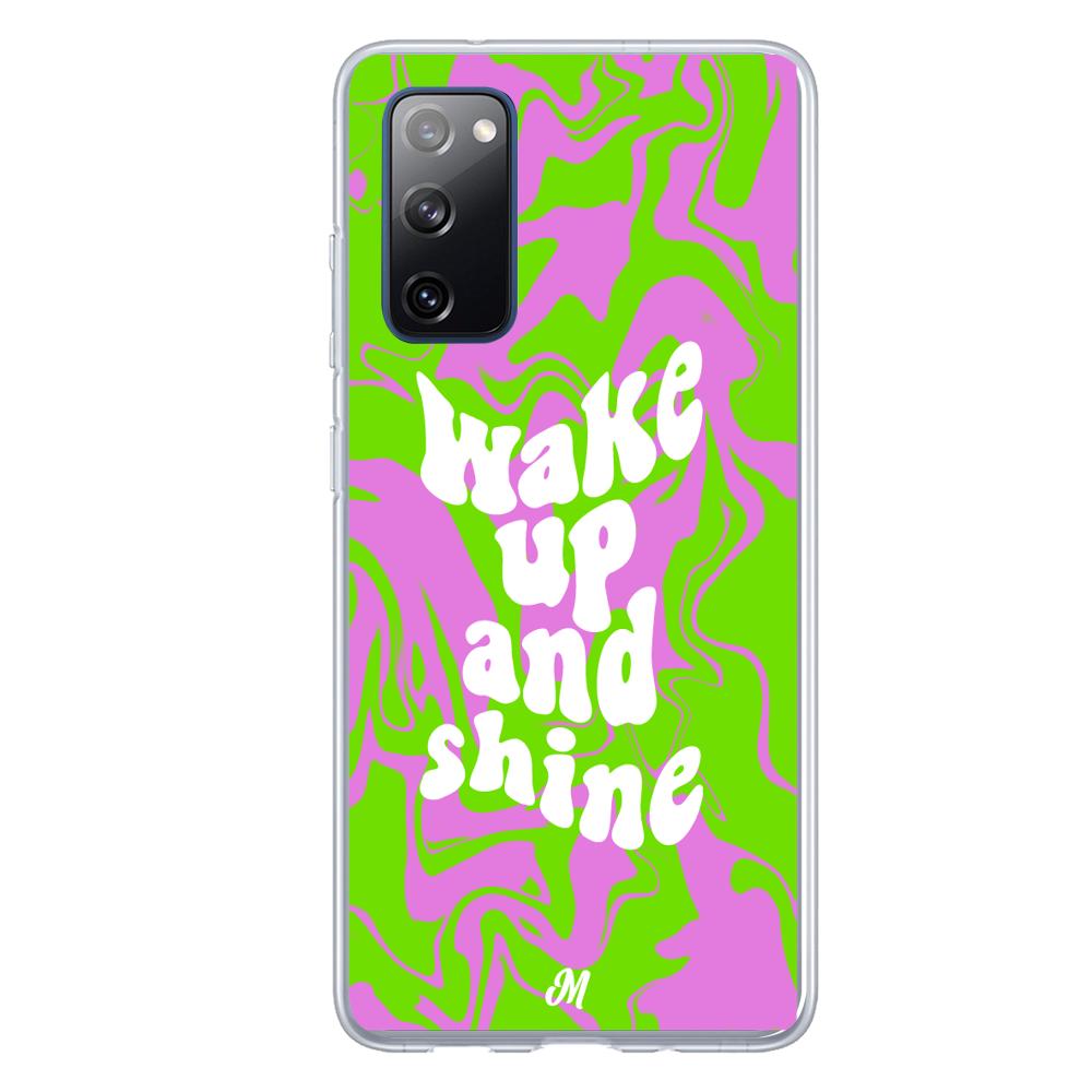 Case para Samsung S20 FE wake up and shine - Mandala Cases