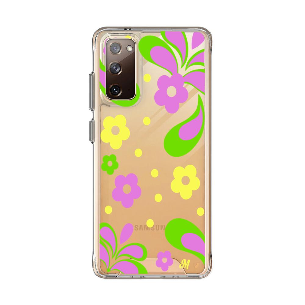 Case para Samsung S20 FE Flores moradas aesthetic - Mandala Cases