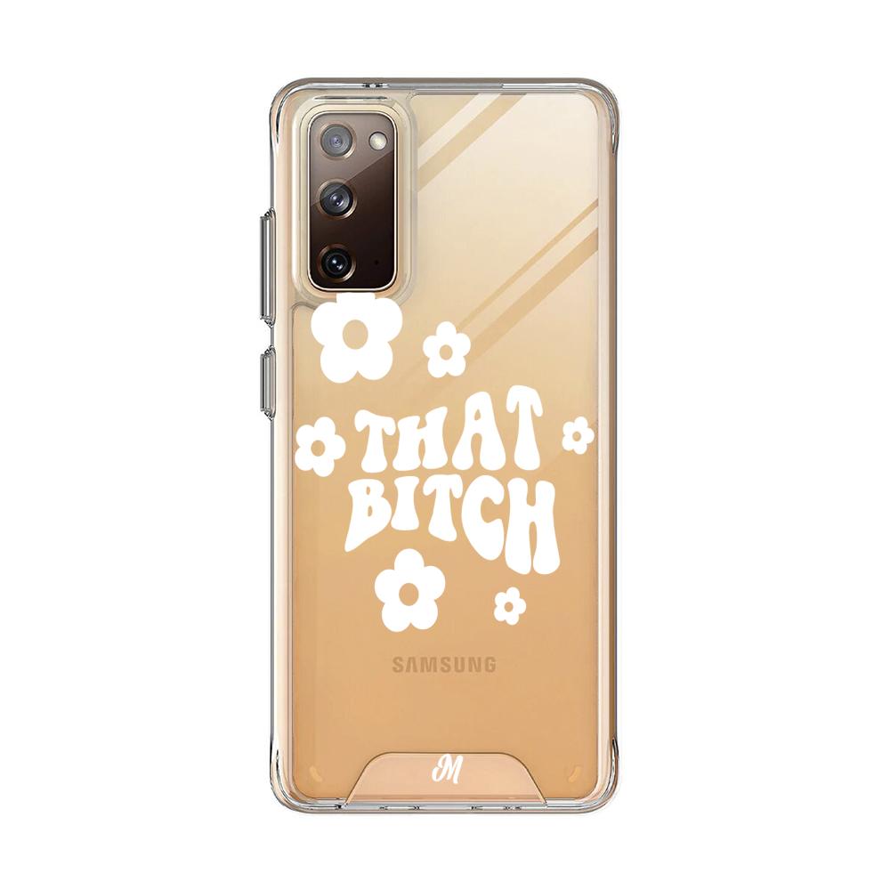 Case para Samsung S20 FE That bitch blanco - Mandala Cases