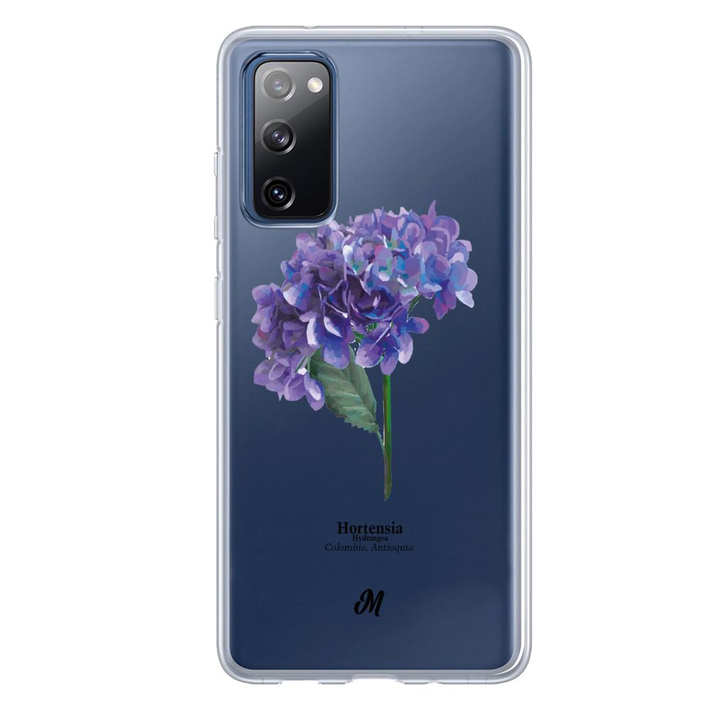 Case para Samsung S20 FE Hortensia lila - Mandala Cases
