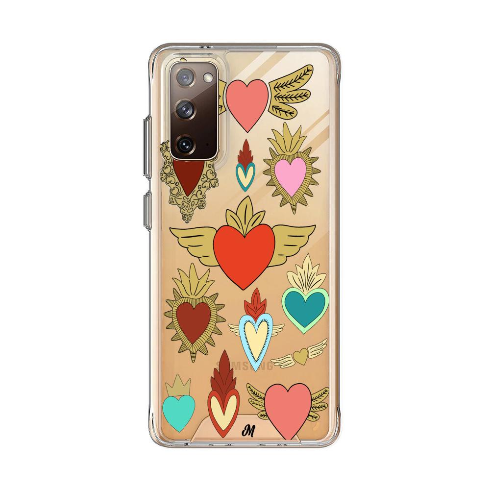 Case para Samsung S20 FE corazon angel - Mandala Cases