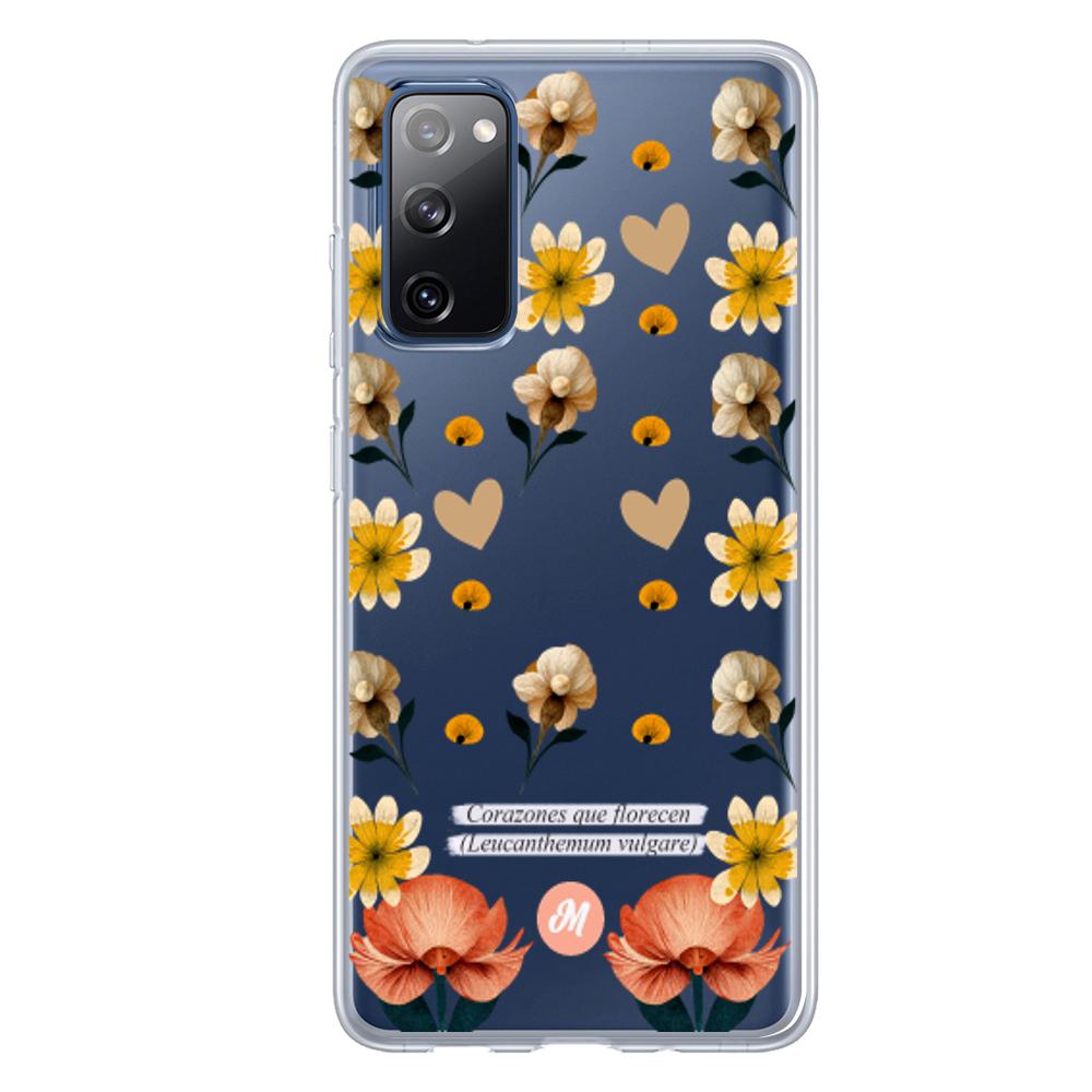 Cases para Samsung S20 FE Corazones que florecen - Mandala Cases