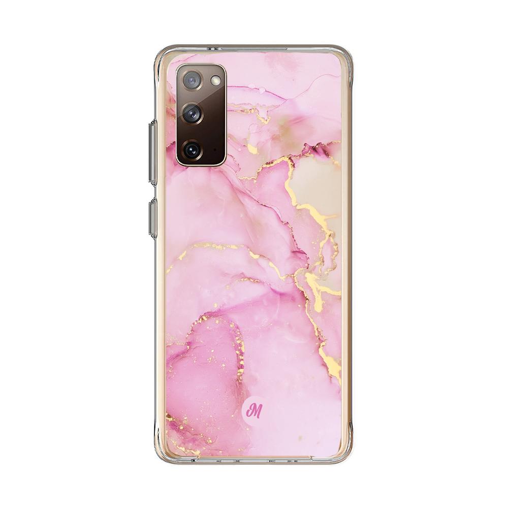 Cases para Samsung S20 FE Pink marble - Mandala Cases
