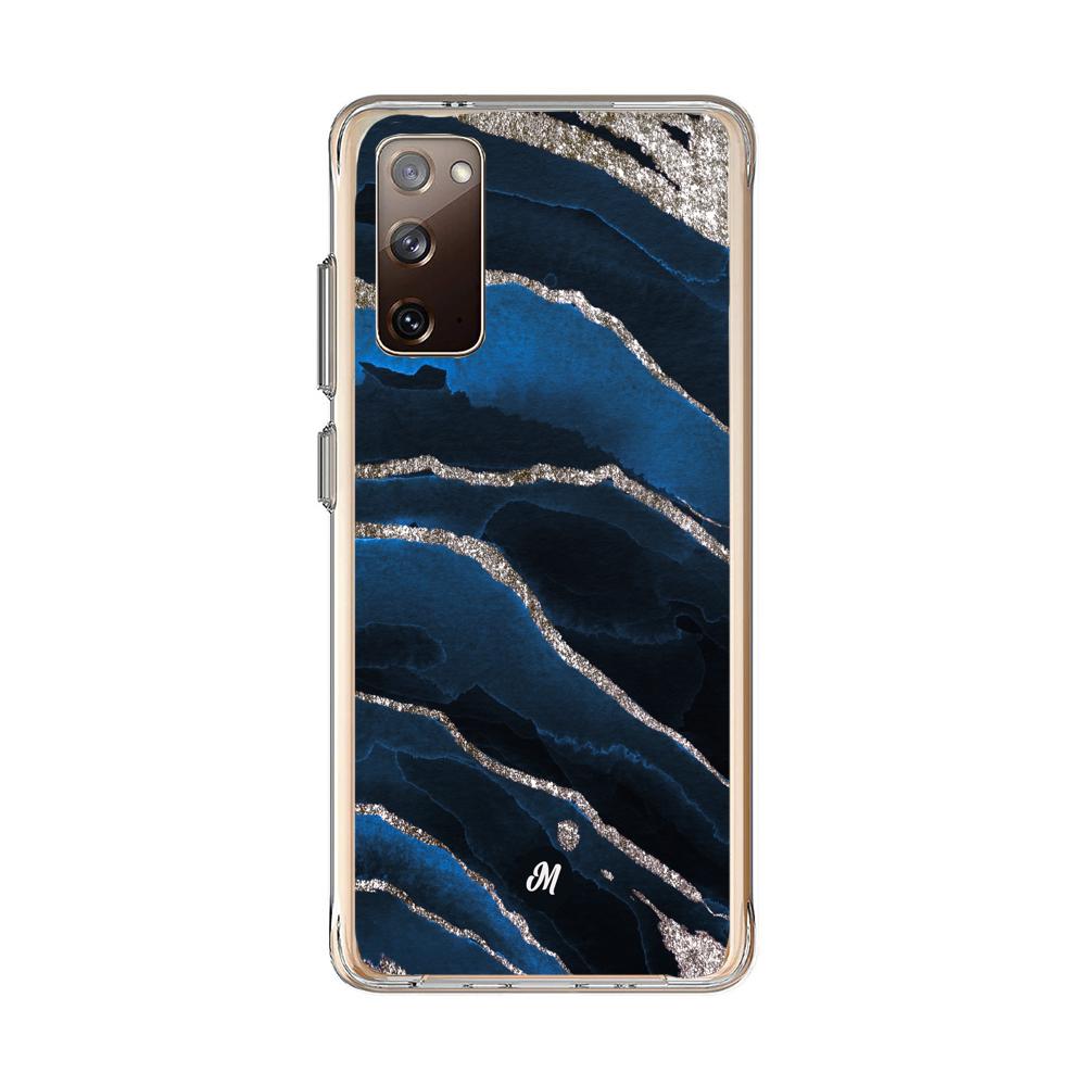 Cases para Samsung S20 FE Marble Blue - Mandala Cases