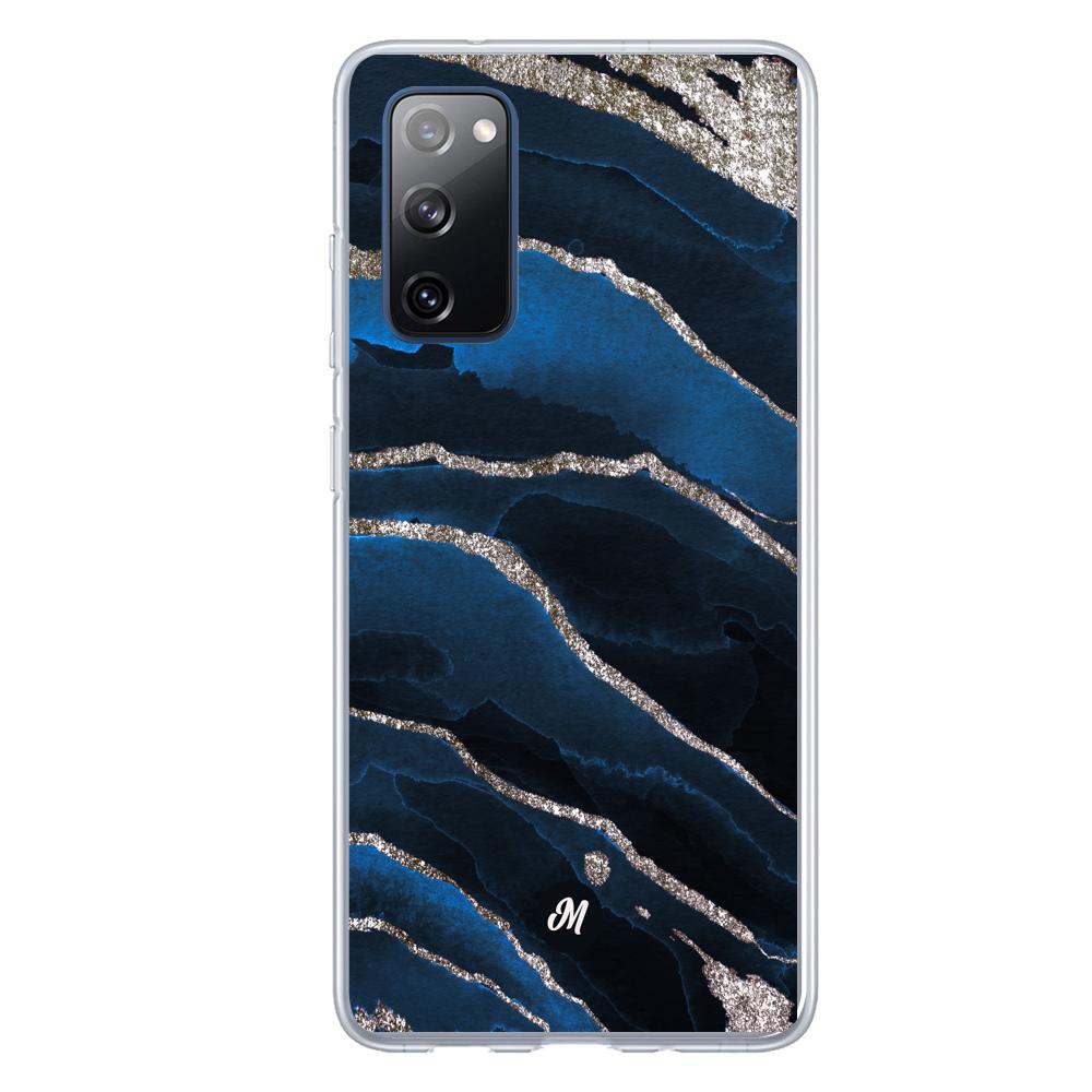Cases para Samsung S20 FE Marble Blue - Mandala Cases