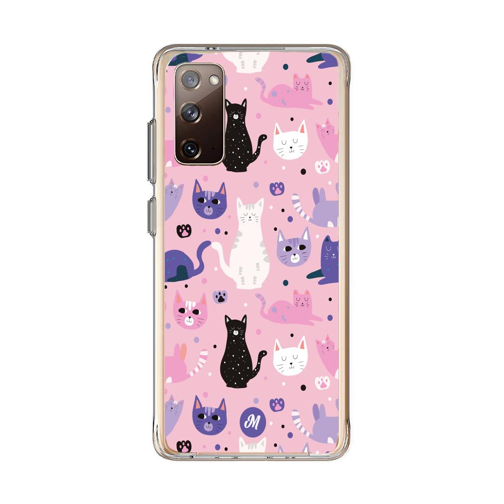 Cases para Samsung S20 FE Cat case Remake - Mandala Cases