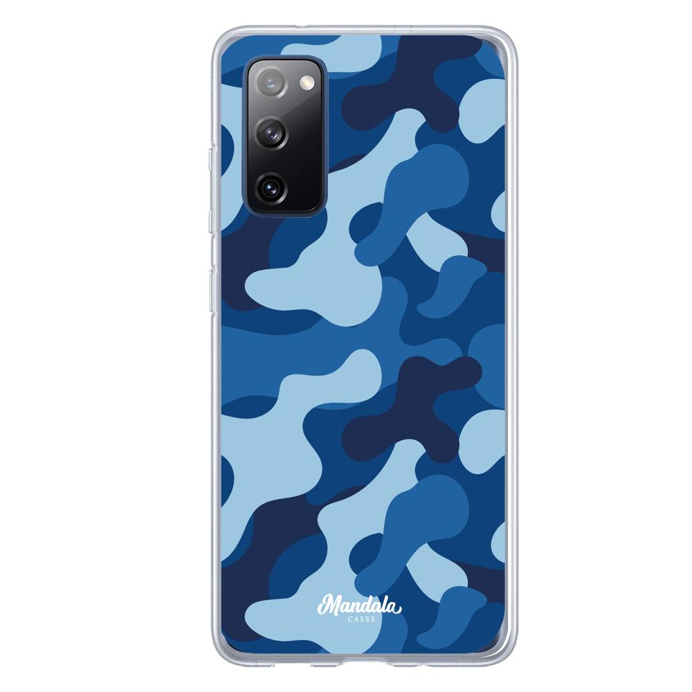 Estuches para Samsung S20 FE - Blue Militare Case  - Mandala Cases